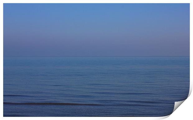 Calming Blue Sea Print by Darren Burroughs