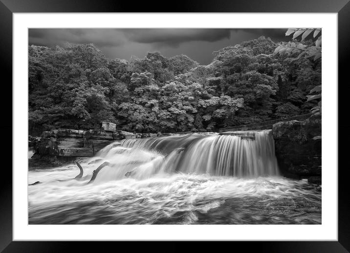 River Swale Richmond  Framed Mounted Print by Alison Chambers