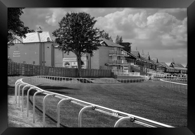 Pontefract Racecourse  Framed Print by Alison Chambers