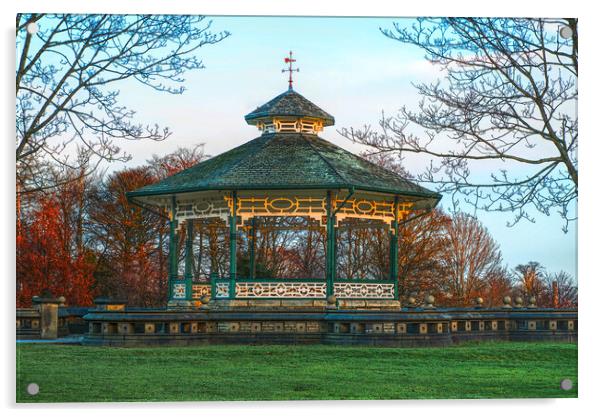 Greenhead Park Huddersfield  Acrylic by Alison Chambers