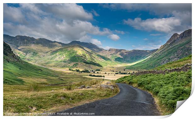 Lake District  Print by Azhar Fajurdeen