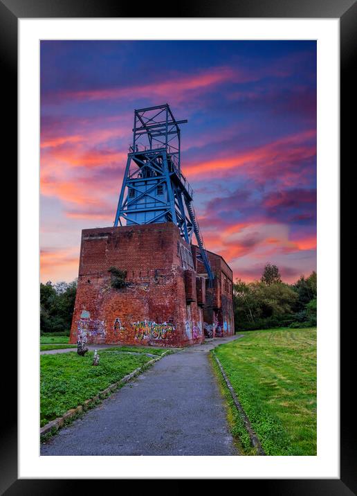 Sunrise Barnsley Main Colliery Framed Mounted Print by Steve Smith