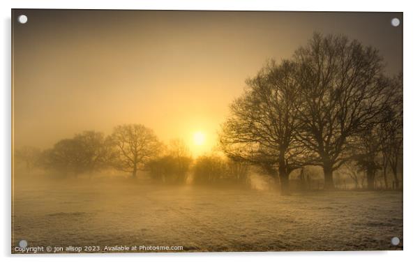 Early morning sunrise Acrylic by John Allsop
