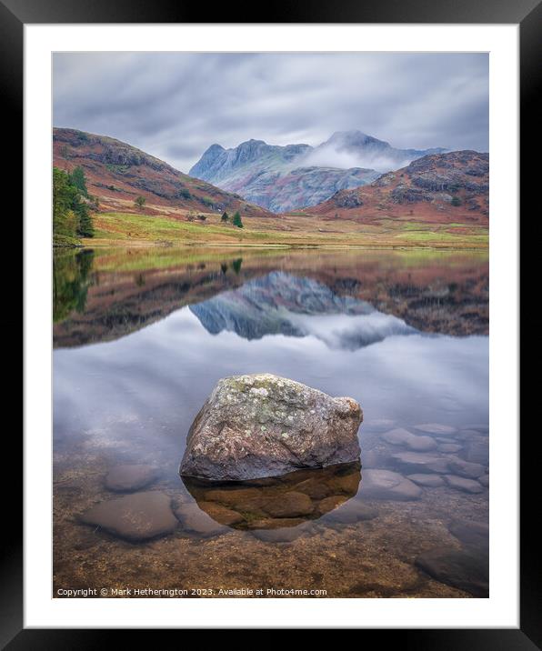 Tranquility Framed Mounted Print by Mark Hetherington