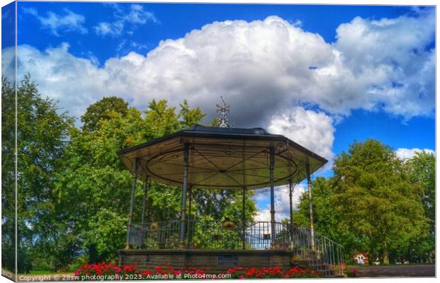 The Floral Bandstand. Canvas Print by 28sw photography