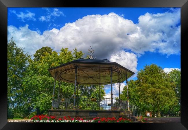 The Floral Bandstand. Framed Print by 28sw photography