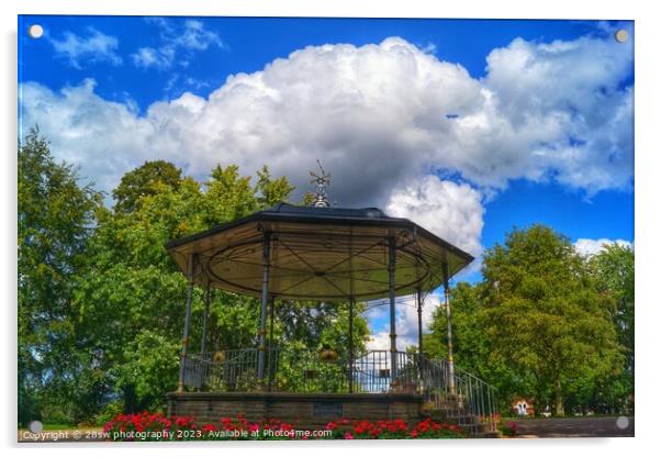 The Floral Bandstand. Acrylic by 28sw photography