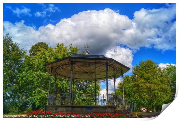 The Floral Bandstand. Print by 28sw photography