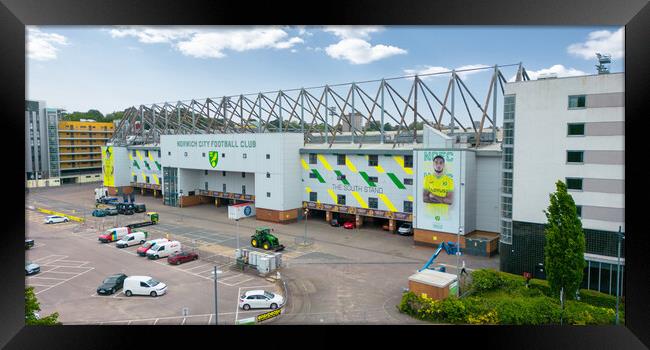 Carrow Road Norwich FC Framed Print by Apollo Aerial Photography