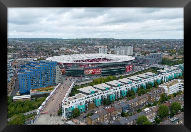 The Emirates Stadium Framed Print by Apollo Aerial Photography