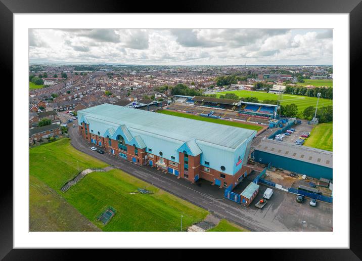 Carlisle United Framed Mounted Print by Apollo Aerial Photography