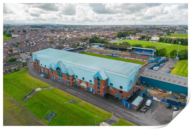 Carlisle United Print by Apollo Aerial Photography
