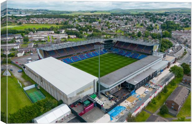 Turf Moor Canvas Print by Apollo Aerial Photography
