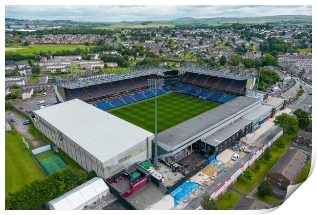 Turf Moor Print by Apollo Aerial Photography