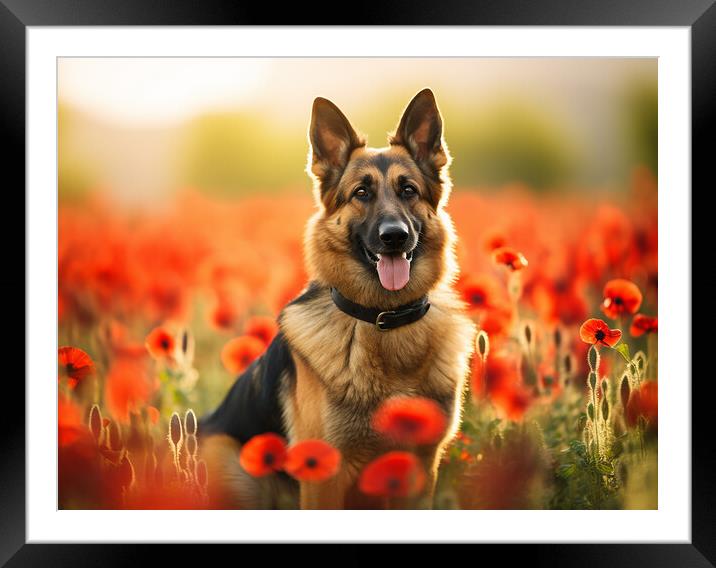 Remembering The Canines Framed Mounted Print by Steve Smith