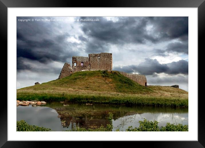 Historic Duffus Castle Framed Mounted Print by Tom McPherson