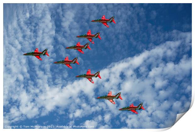 The Red Arrows Print by Tom McPherson