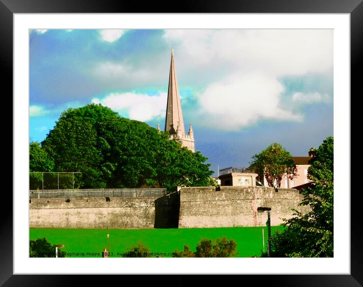 Walls of Derry Framed Mounted Print by Stephanie Moore