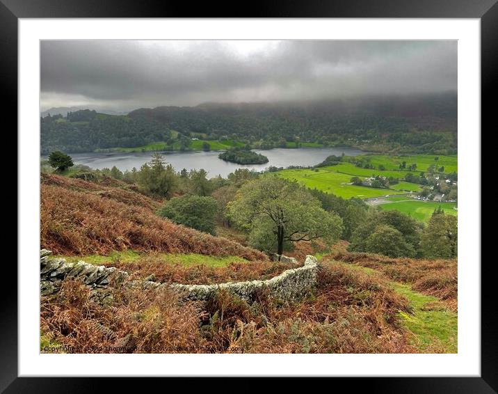 Ullswater Framed Mounted Print by David Thompson
