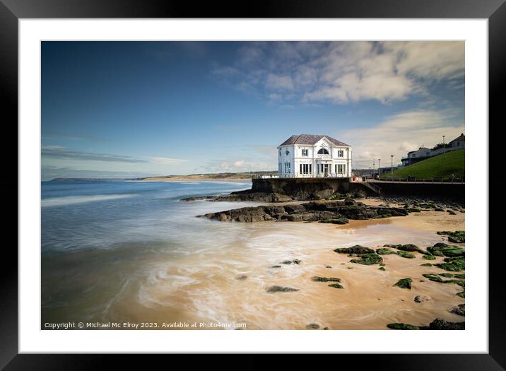The Arcadia Cafe, Portrush Framed Mounted Print by Michael Mc Elroy