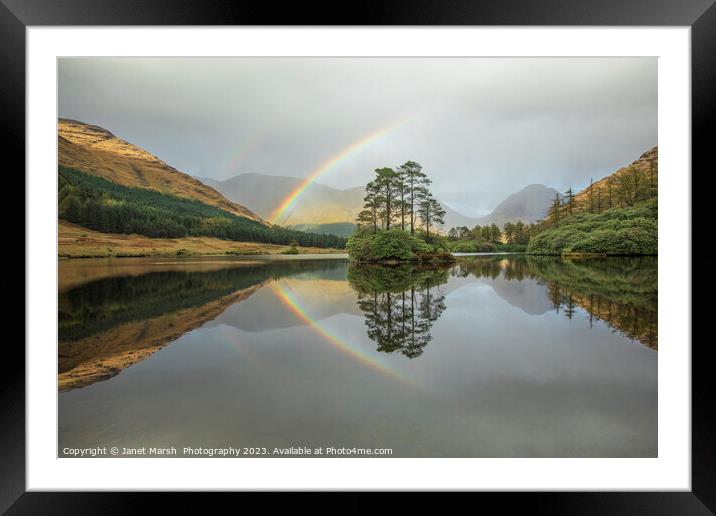 Somewhere-Scotland  Framed Mounted Print by Janet Marsh  Photography