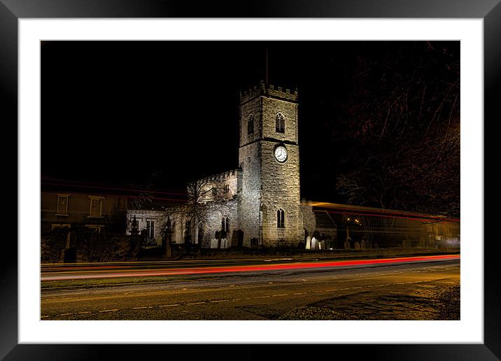 Lanchester all saints parish Framed Mounted Print by Northeast Images