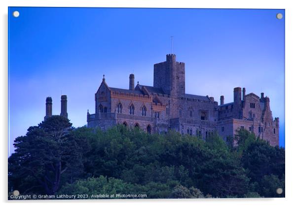 St. Michael's Mount Acrylic by Graham Lathbury