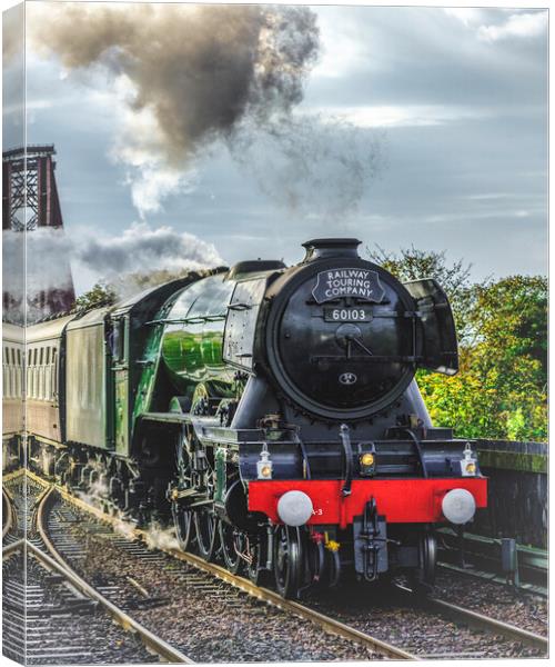 The Flying Scotsman  Canvas Print by Anthony McGeever