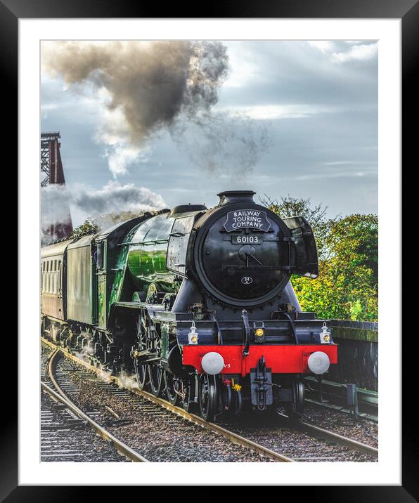 The Flying Scotsman  Framed Mounted Print by Anthony McGeever