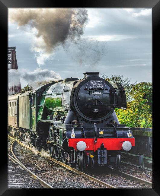The Flying Scotsman  Framed Print by Anthony McGeever