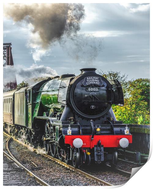 The Flying Scotsman  Print by Anthony McGeever
