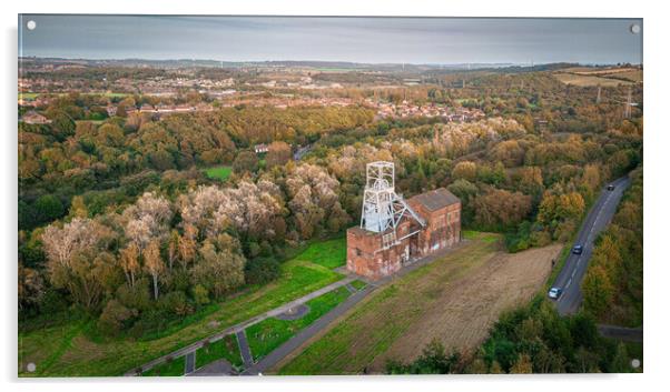 Barnsley Main Colliery Aerial View Acrylic by Apollo Aerial Photography