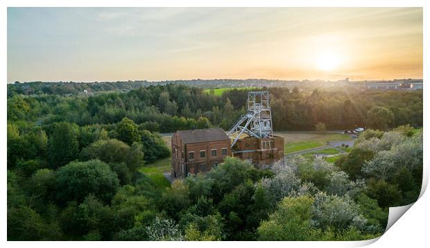 Barnsley Main Colliery Print by Apollo Aerial Photography
