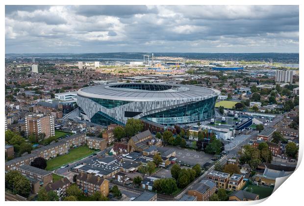 Tottenham Hotspur Stadium Print by Apollo Aerial Photography