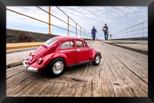 Boardwalk Beetle Framed Print by Mike Shields