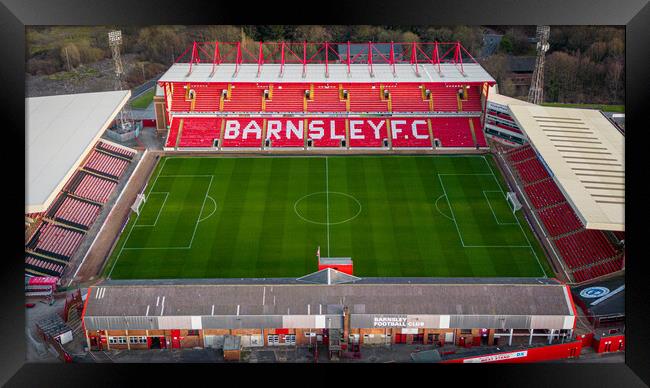 Barnsley FC Framed Print by Apollo Aerial Photography