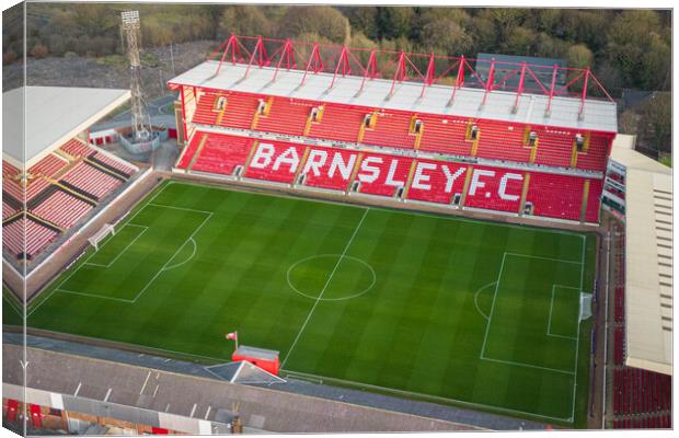 Barnsley FC Canvas Print by Apollo Aerial Photography