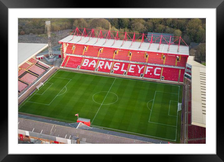 Barnsley FC Framed Mounted Print by Apollo Aerial Photography