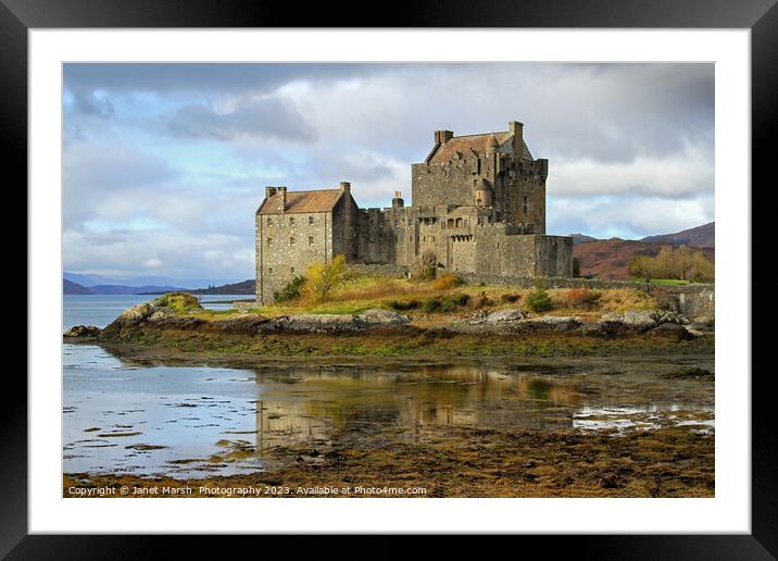 Eilean Donan Castle  Framed Mounted Print by Janet Marsh  Photography