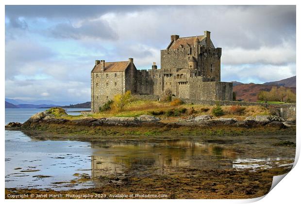 Eilean Donan Castle  Print by Janet Marsh  Photography