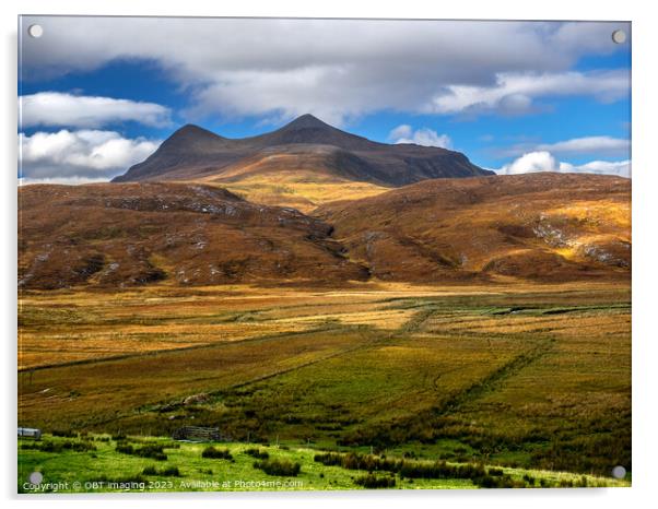 Cul Mor Assynt Mountains West Highland Scotland  Acrylic by OBT imaging