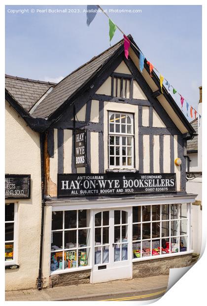 Hay-on-Wye Bookshop Print by Pearl Bucknall