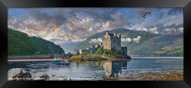Photo of the Beautiful Enigmantic Eilean Donan Castle  Framed Print by Paul E Williams