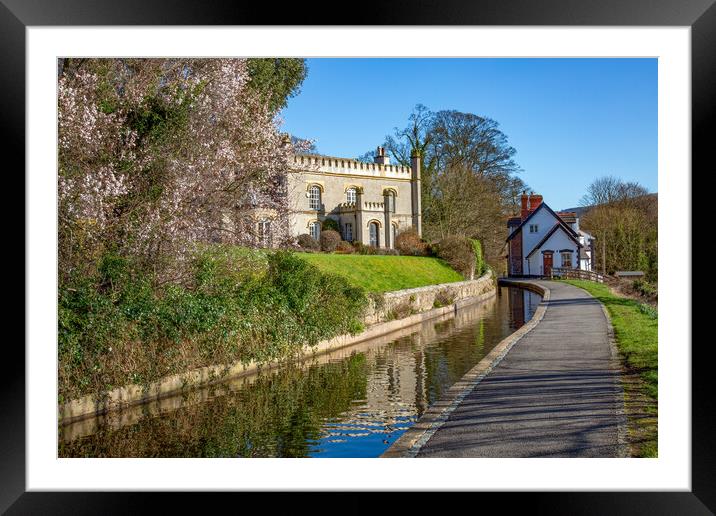 The Llangollan Canal Framed Mounted Print by Roger Green