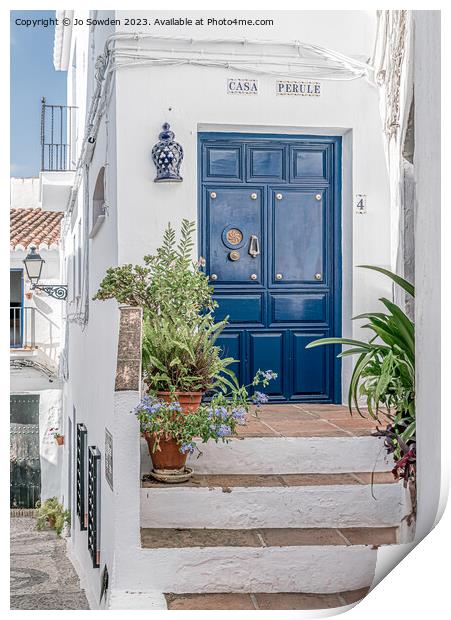 Andalucian Entrance Print by Jo Sowden