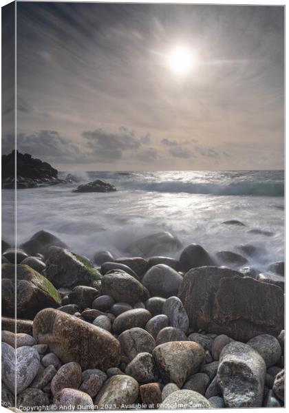 Porth Nanven Cot Valley Canvas Print by Andy Durnin