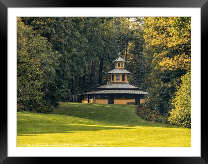 Pagoda amongst the trees Framed Mounted Print by Rodney Hutchinson