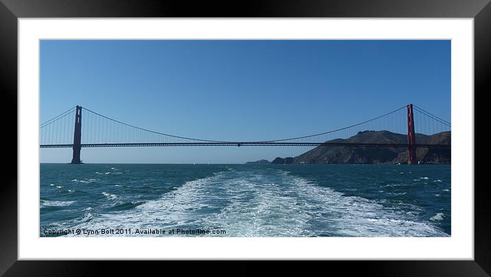 Golden Gate Bridge Framed Mounted Print by Lynn Bolt