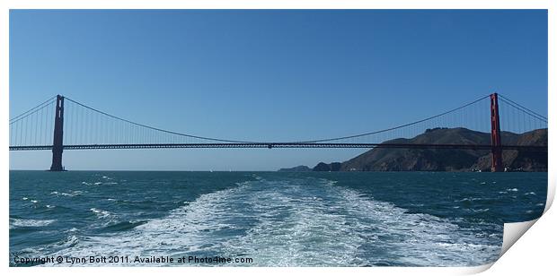 Golden Gate Bridge Print by Lynn Bolt