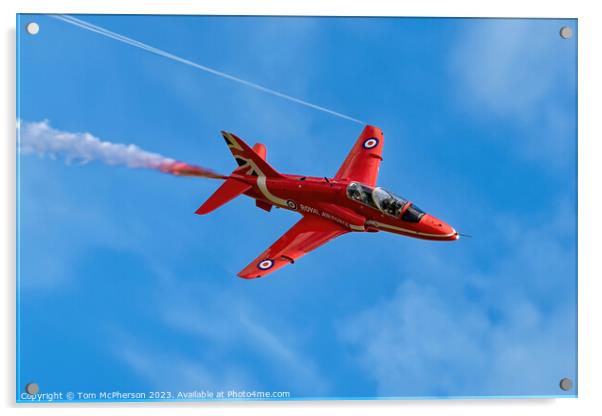 The Red Arrows Acrylic by Tom McPherson